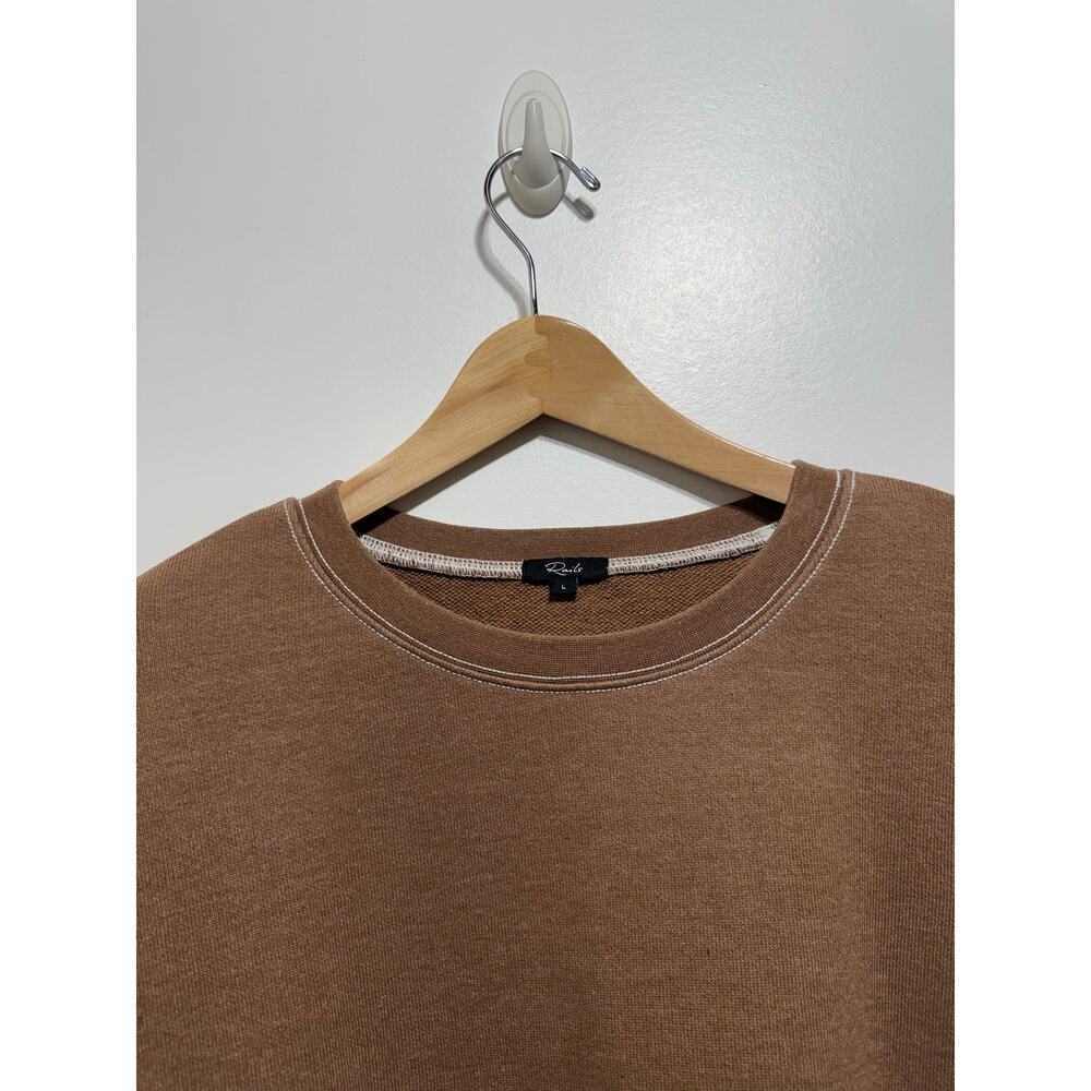 Rails Reeves Toffee Lounge Oversized Crewneck Sweatshirt Size L - Picture 8 of 11